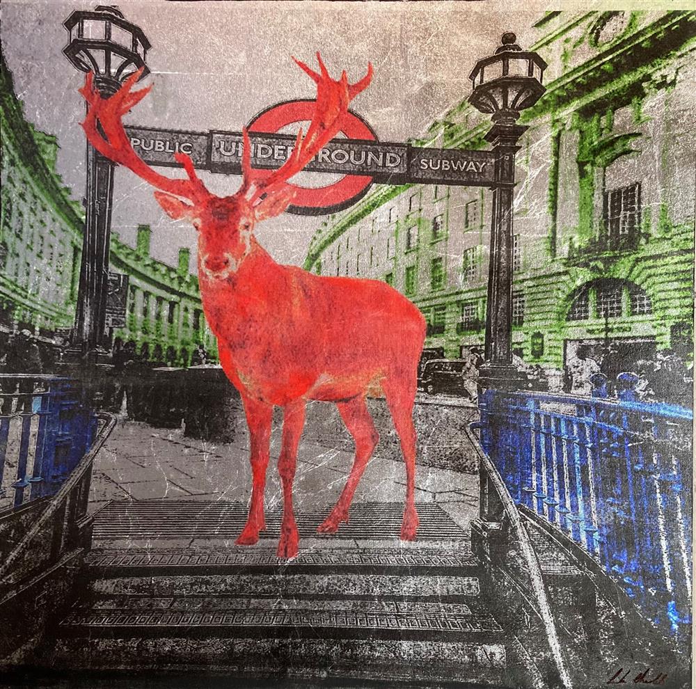 Linda Charles - London Stag - Original British Art - EB London