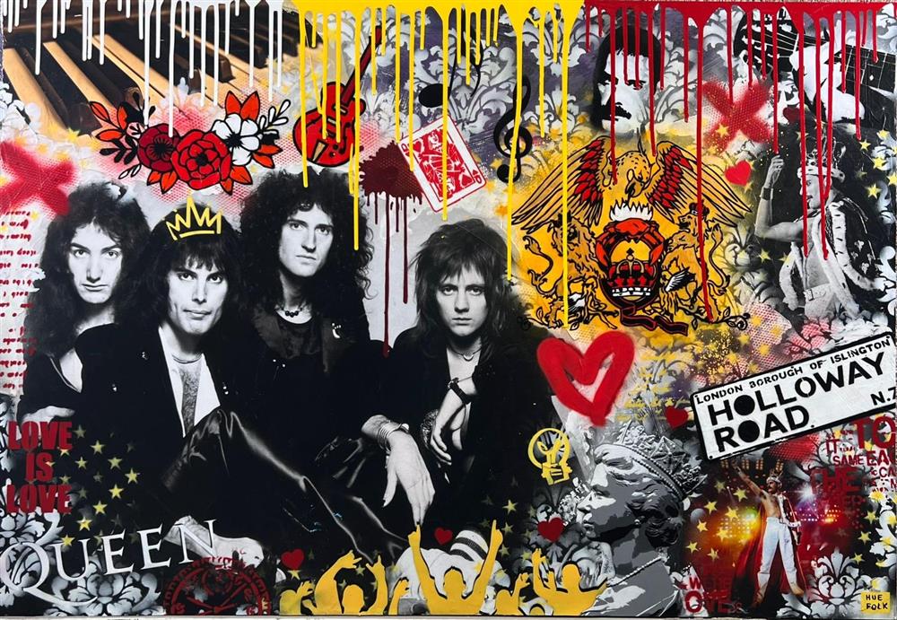 Hue Folk - The Show Must Go On - Original British Art - EB London