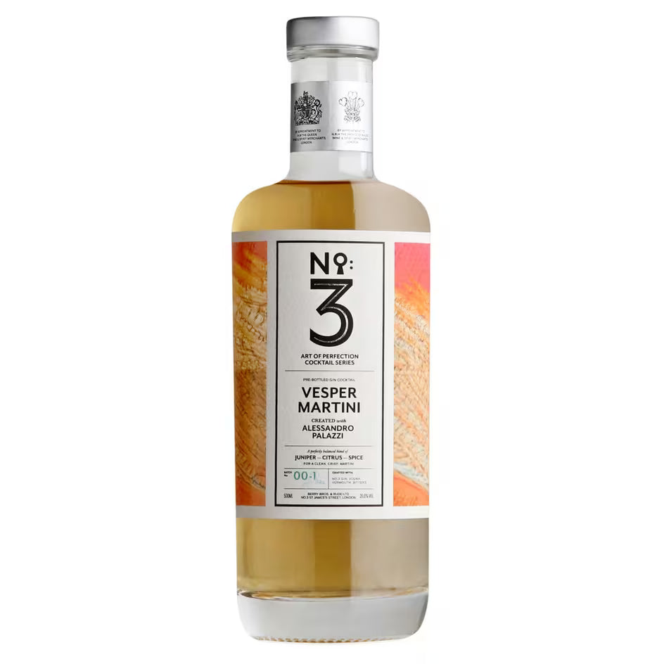 No.3 Vesper Martini Bottled Cocktail (28.6%) - EB London