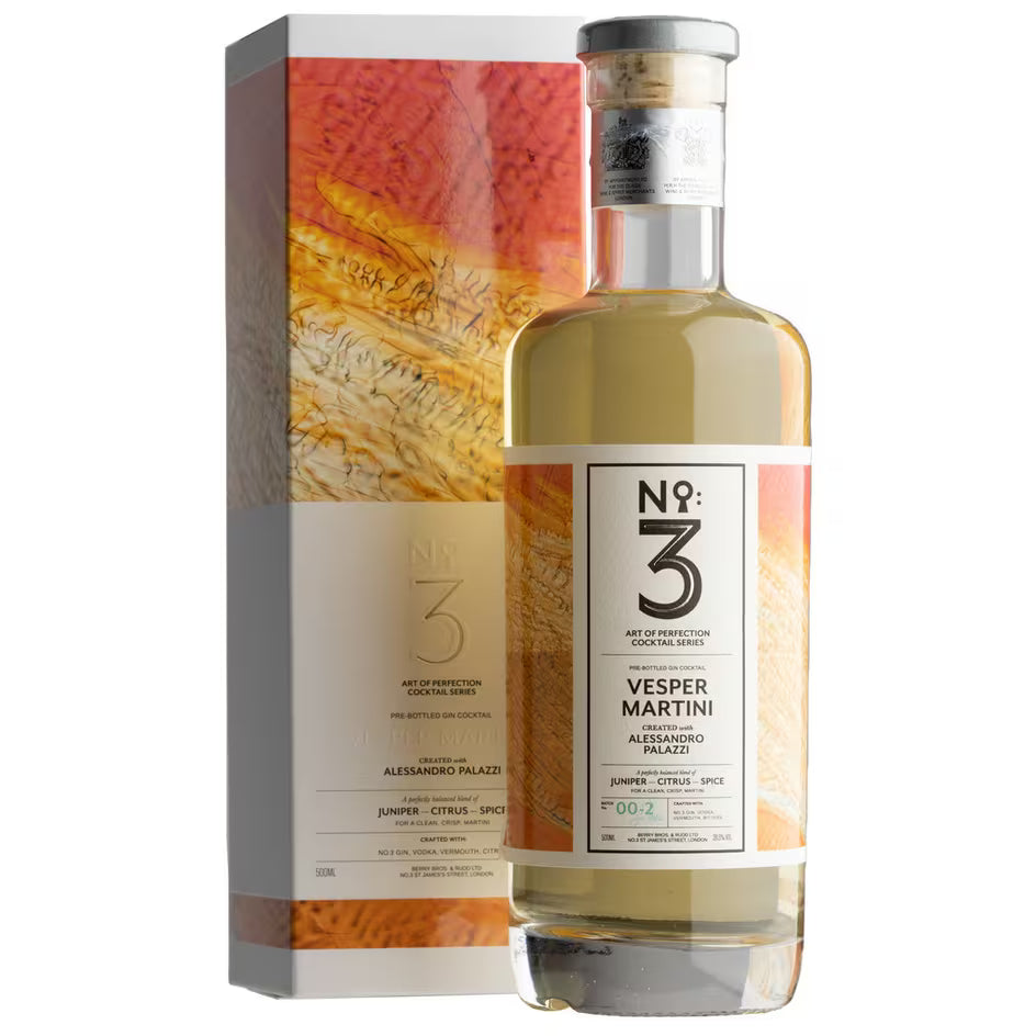 No.3 Vesper Martini Bottled Cocktail (28.6%) Gift Box - EB London