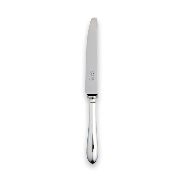 Carrs Silver Old English dessert knife, sterling silver or silver-plated, polished finish, 218 mm