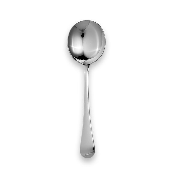 Carrs Silver Old English soup spoon, sterling silver or silver-plated, hallmarked, 176mm