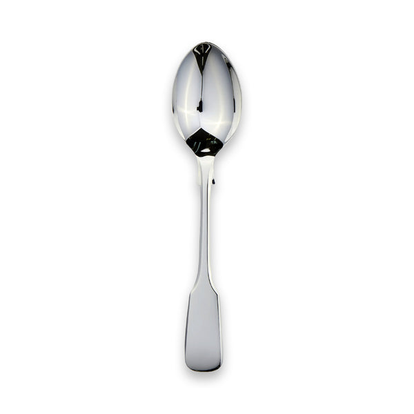 Carrs Silver sterling silver large tea spoon, Plain Fiddle collection, hallmarked, 152mm