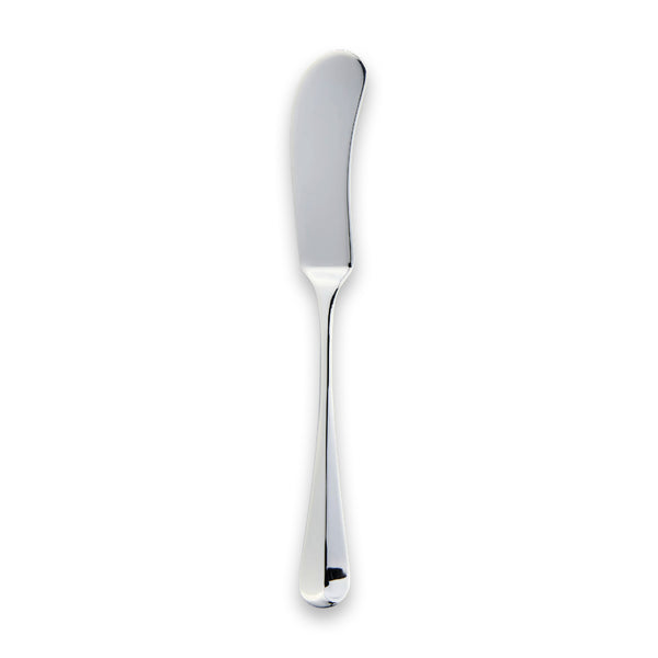 Carrs Silver Rattail butter spreader in sterling silver, hallmarked, 150mm length