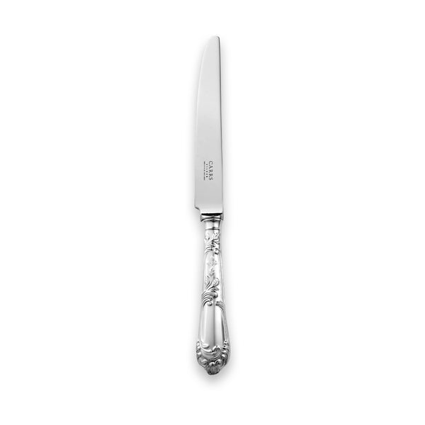 Carrs Silver La Regence dessert knife, sterling silver, hallmarked, 221mm