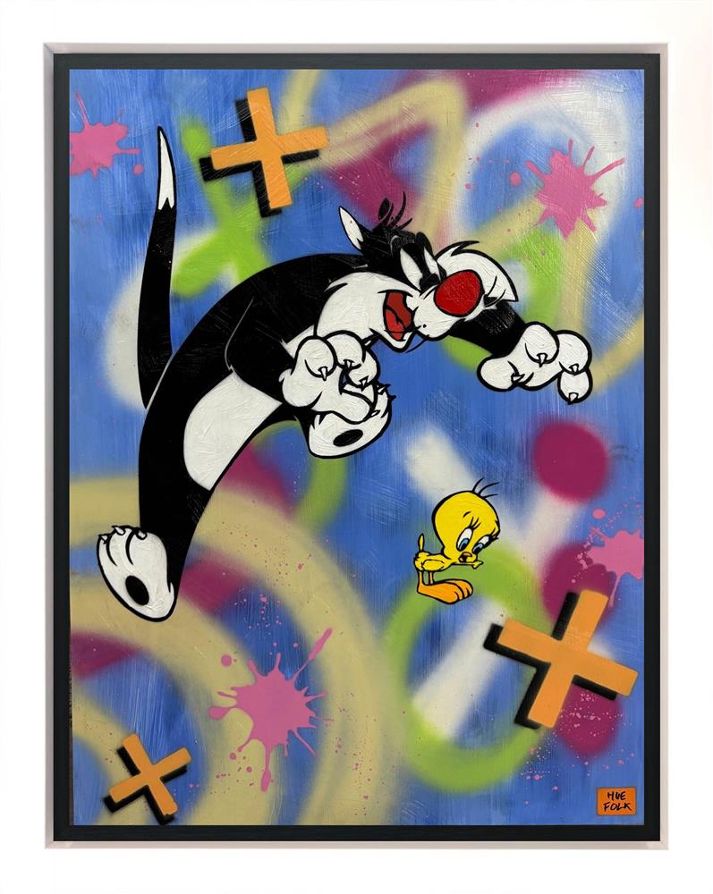 Hue Folk - Sylvester And Tweety - Original British Art - EB London