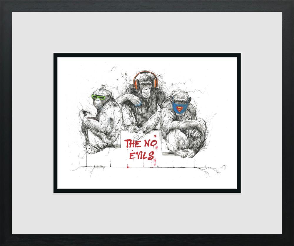 Scott Tetlow - The No Evils - Miniature - Limited Edition British Art - EB London