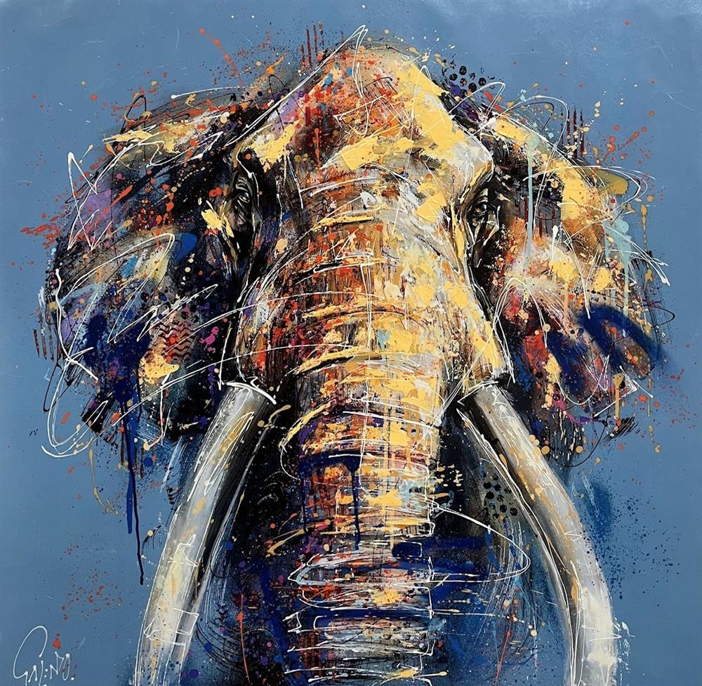 Joe Galindo - Titan - Canvas Deluxe - Original British Art - EB London