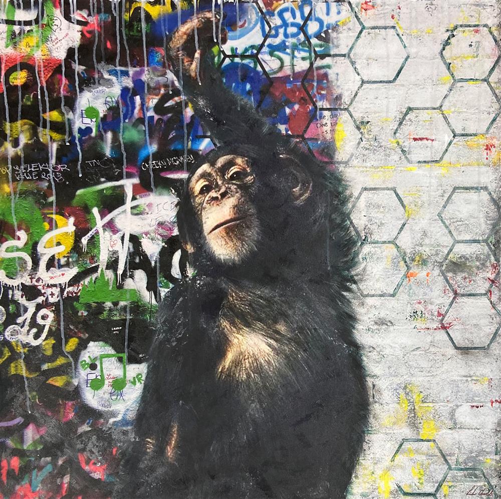Linda Charles - Urban Chimp - Original British Art - EB London