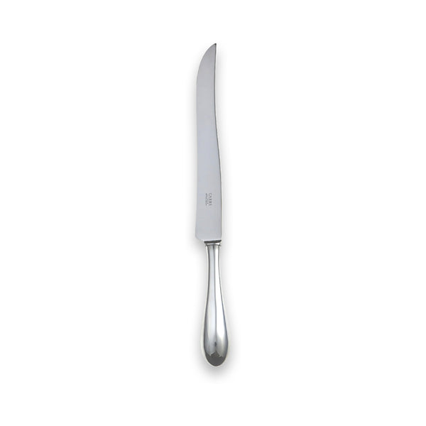 EB London Vision carving knife with specially hardened stainless steel blade, polished sterling silver handle, hallmarked
