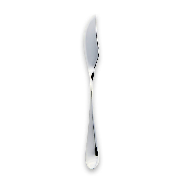 Carrs Silver sterling silver Vision fish blade with polished finish, hallmarked, 210mm