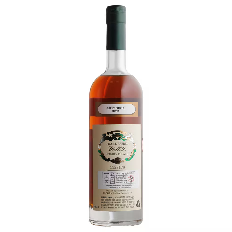 Willett 9-Year-Old Single Berry Bros. & Rudd Exclusive Straight Whiskey, Kentucky, USA - 55.1% ABV - EB London