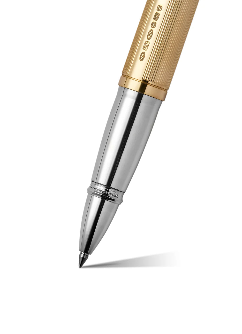 The Pinstripe 72 Gold Vermeil Grand Rollerball by Yard-O-Led - image 1