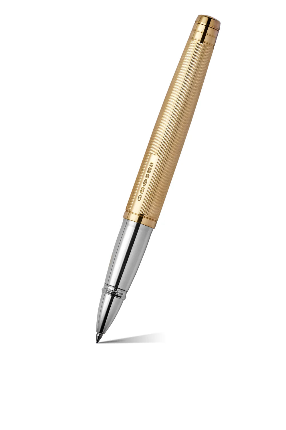 The Pinstripe 72 Gold Vermeil Grand Rollerball by Yard-O-Led - image 2