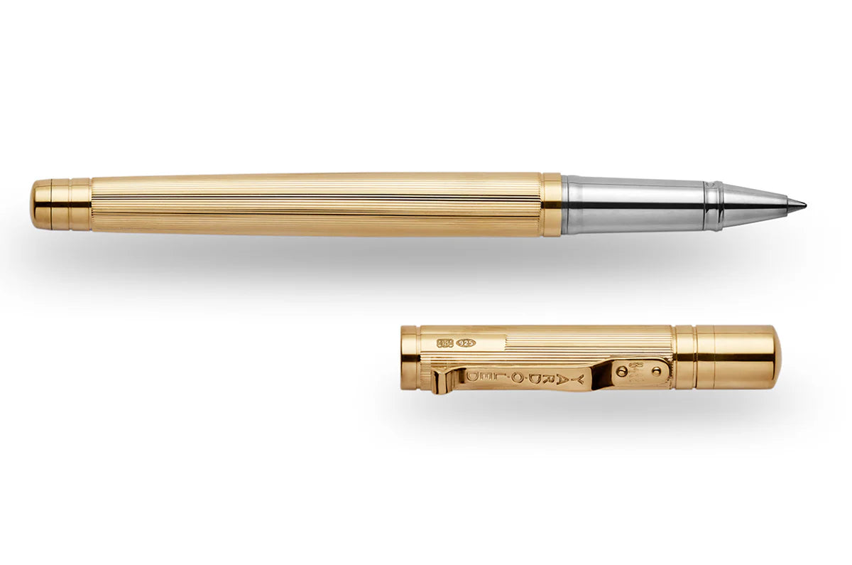 The Pinstripe 72 Gold Vermeil Standard Rollerball by Yard-O-Led - image 1