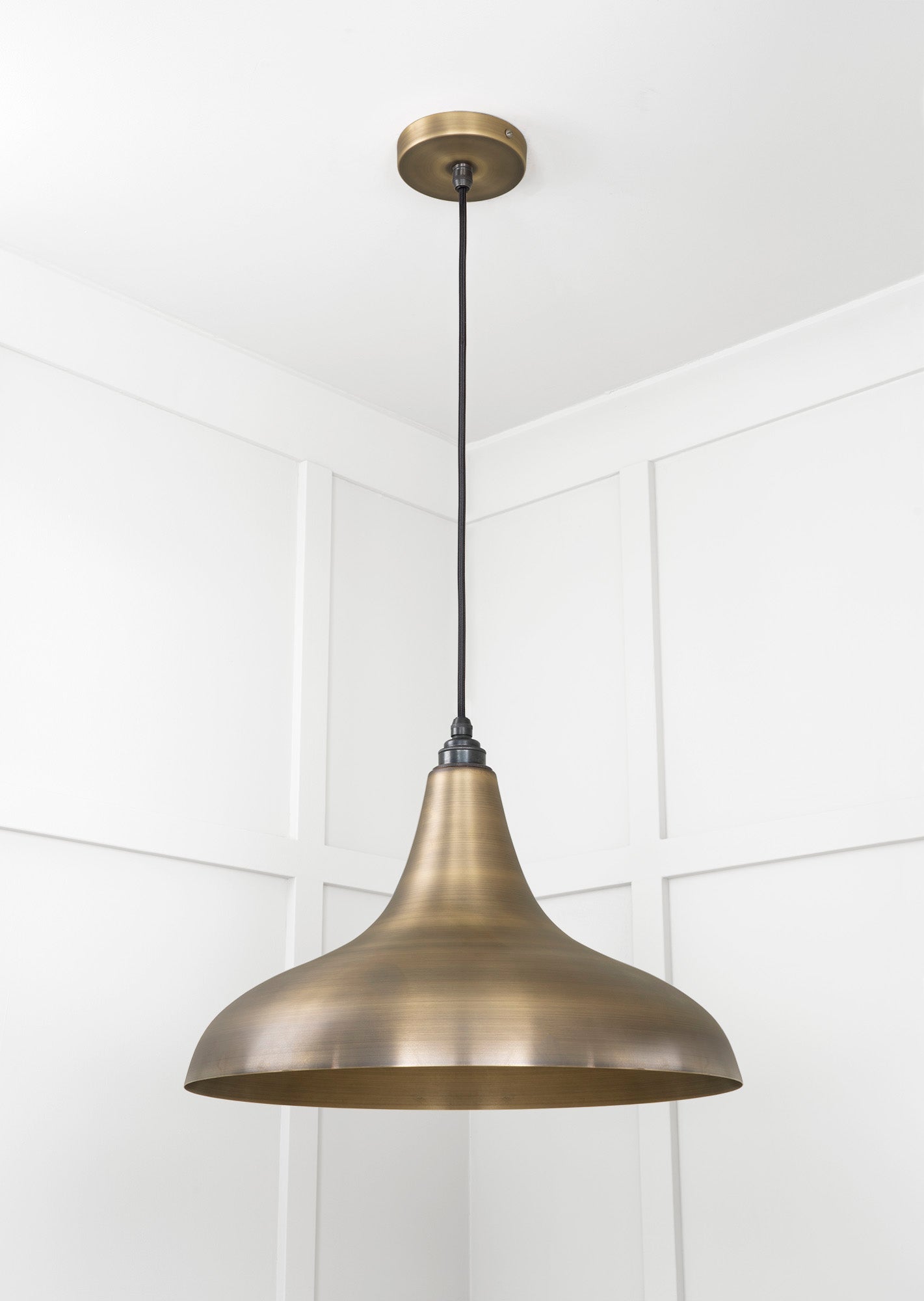 Aged Brass Frankley Pendant | Aged Brass - From The Anvil - EB London