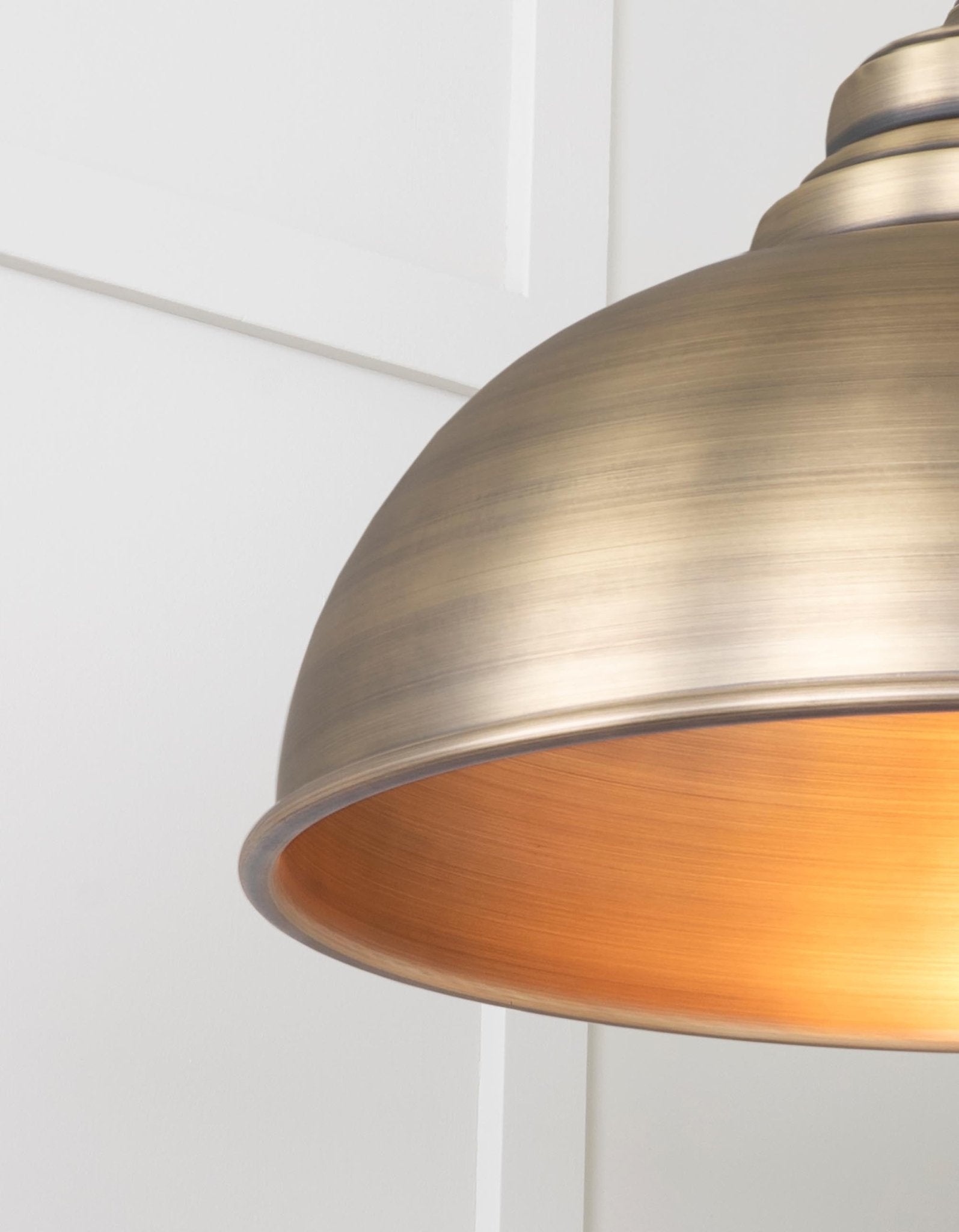 Aged Brass Harborne Pendant | Aged Brass - From The Anvil - EB London