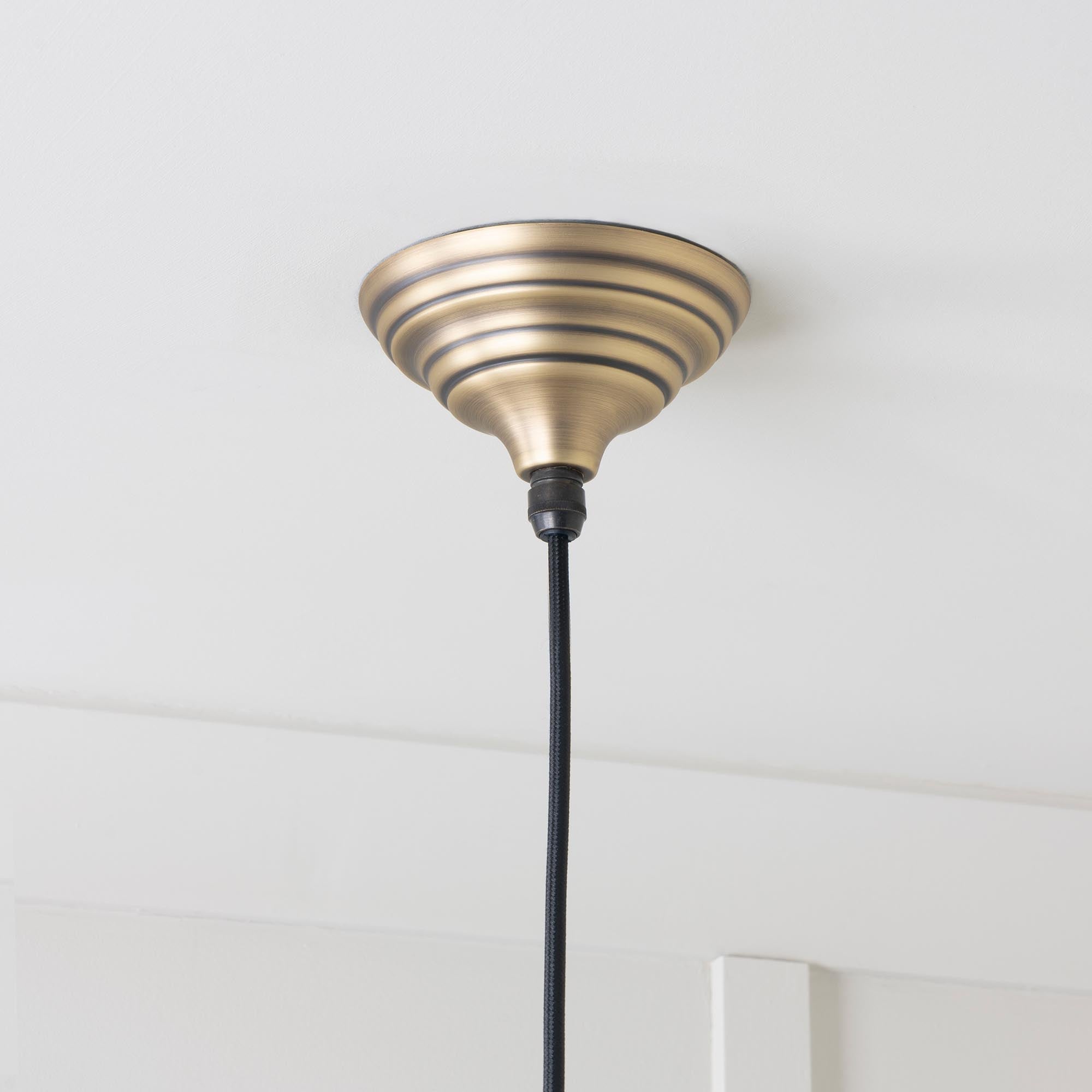 Aged Brass Harborne Pendant | Aged Brass - From The Anvil - EB London