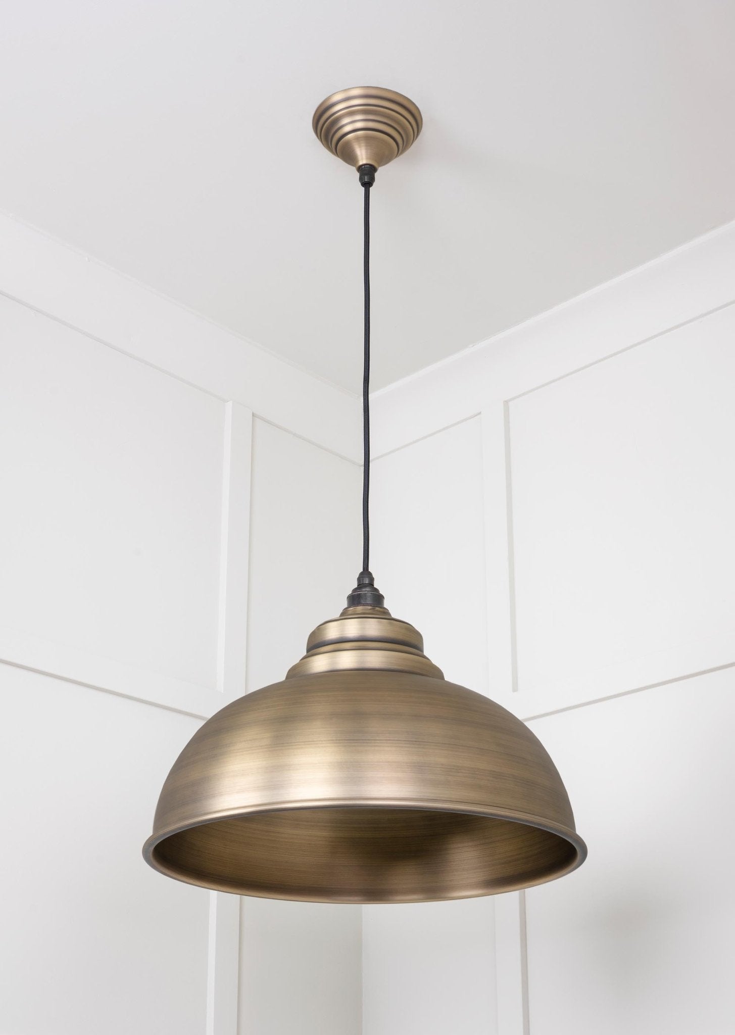 Aged Brass Harborne Pendant | Aged Brass - From The Anvil - EB London