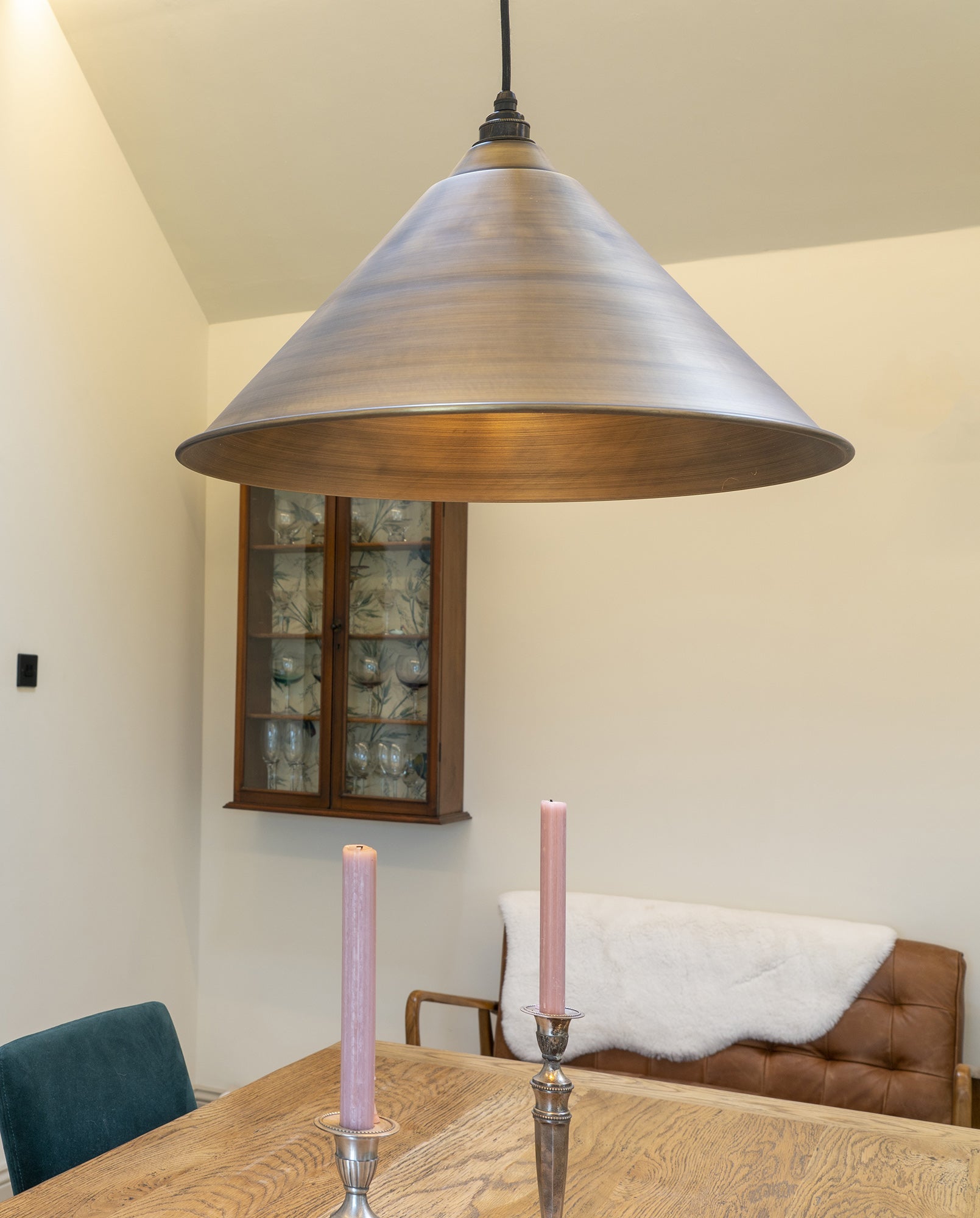 Aged Brass Hockley Pendant | Aged Brass - EB London