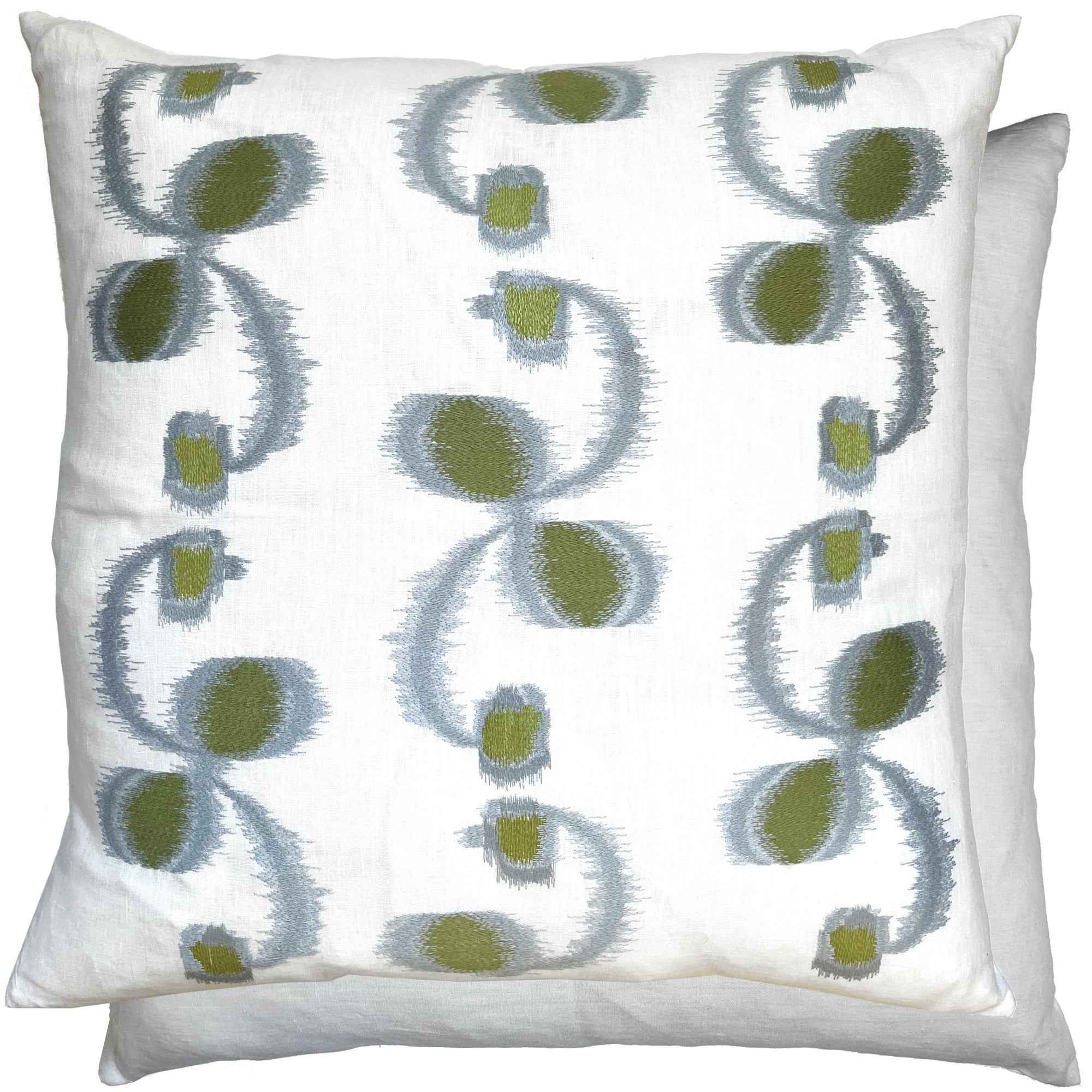 William Yeoward Ajanta - Sage 60x60 Cushion luxury cushion - EB London product image 1