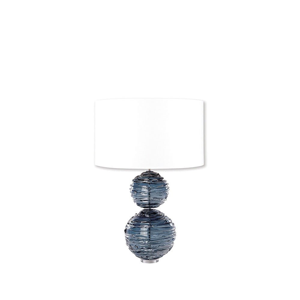 William Yeoward Alfie Junior Table Lamp Steel Blue luxury table lamp - EB London product image 1