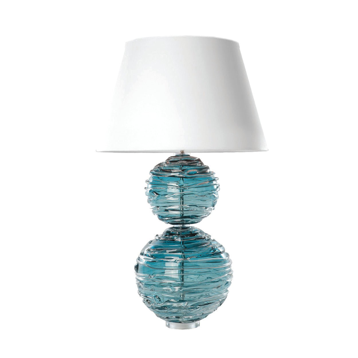 William Yeoward Alfie Table Lamp Turquoise luxury table lamp - EB London product image 1