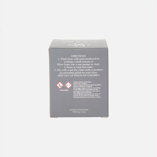 EB London traditional silver foam polish with sponge applicator, 200g