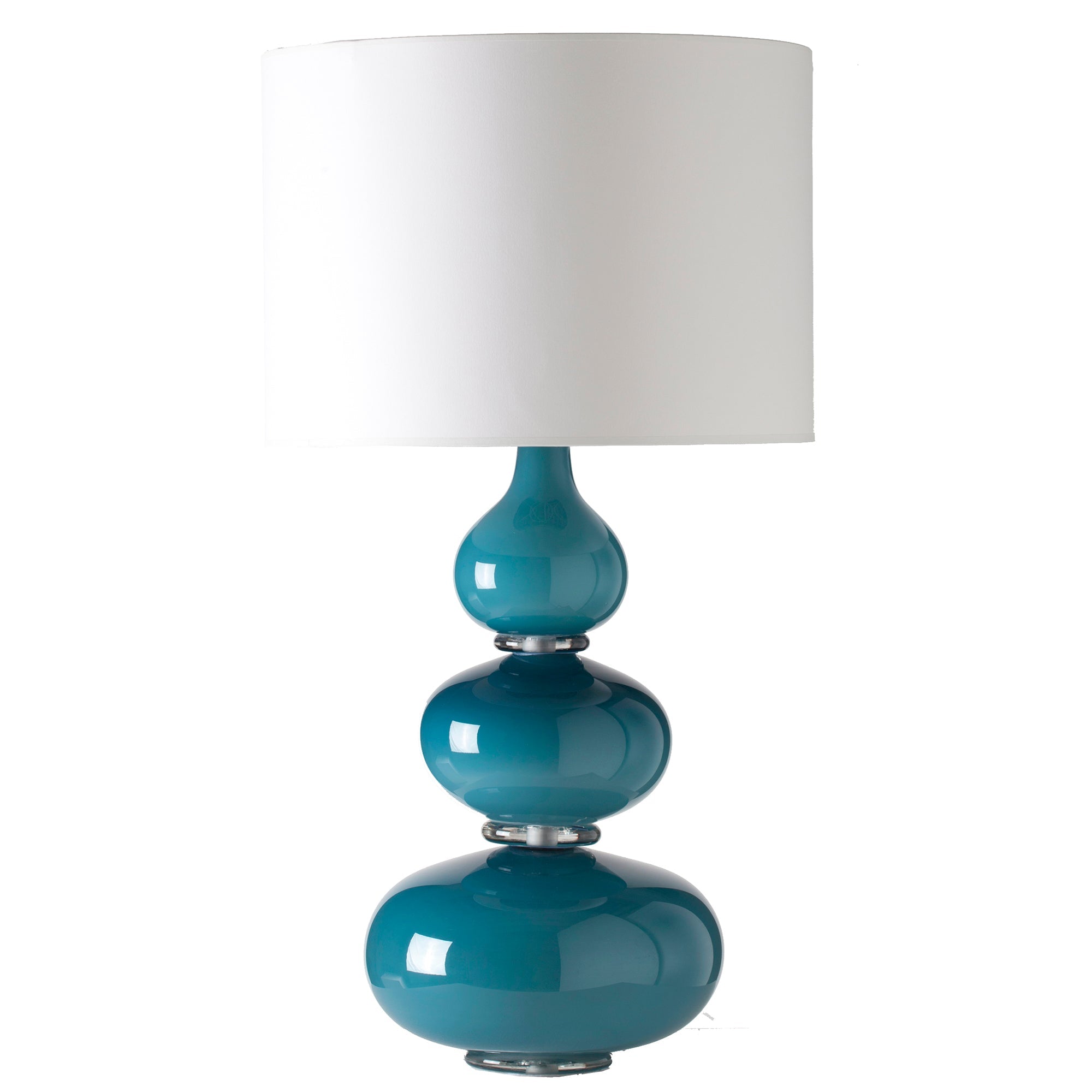 William Yeoward Aragoa Table Lamp Turquoise luxury table lamp - EB London product image 1