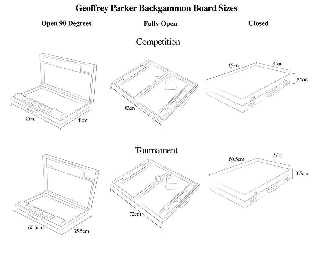 Automotive Custom Backgammon Sets - Geoffery Parker - EB London