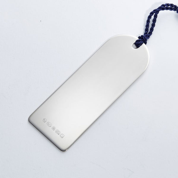 Carrs Silver sterling silver arch bookmark with tassel, hallmarked, 8cm x 3cm