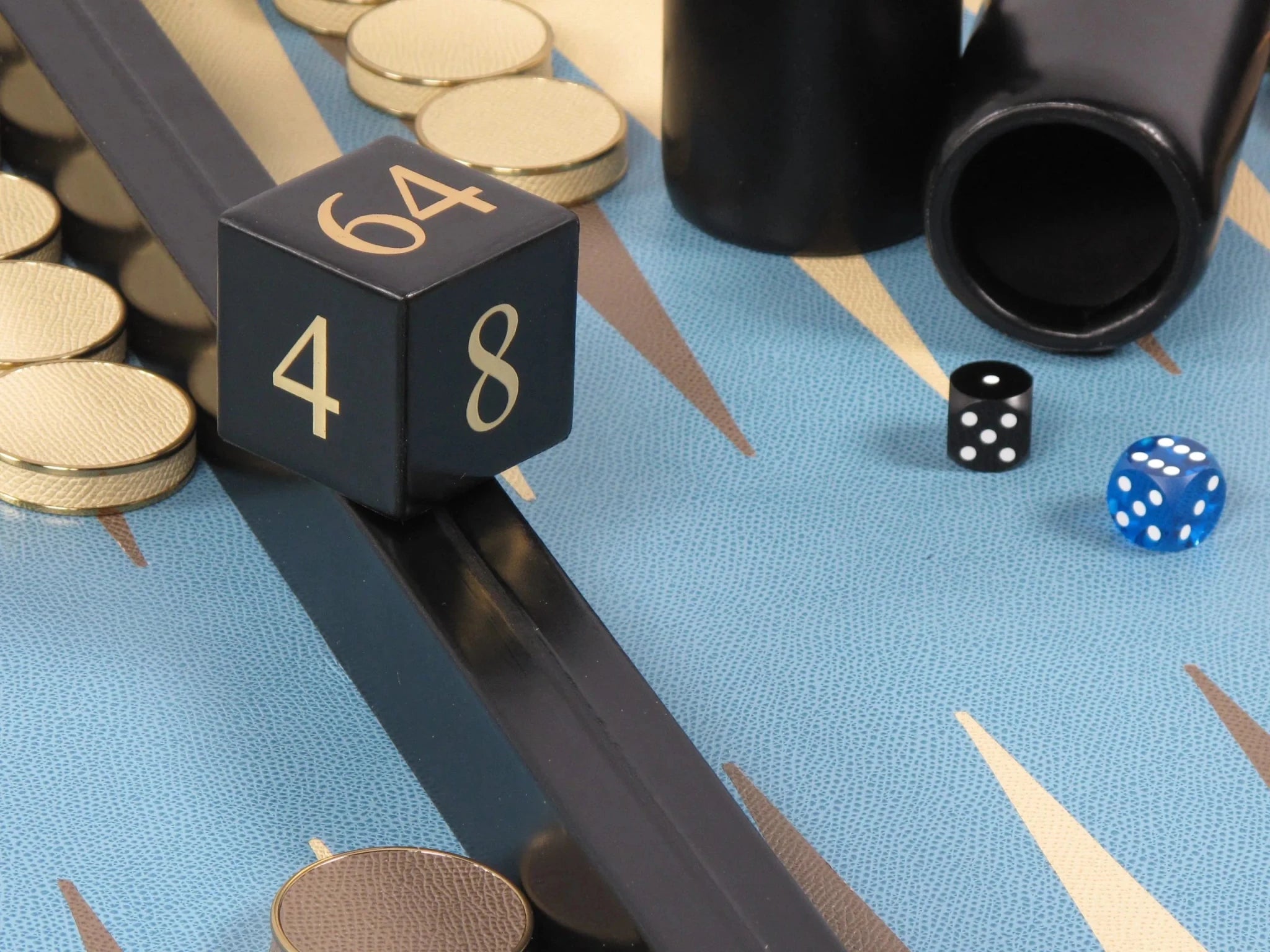 Bridle Hide Backgammon Set - Geoffery Parker - EB London