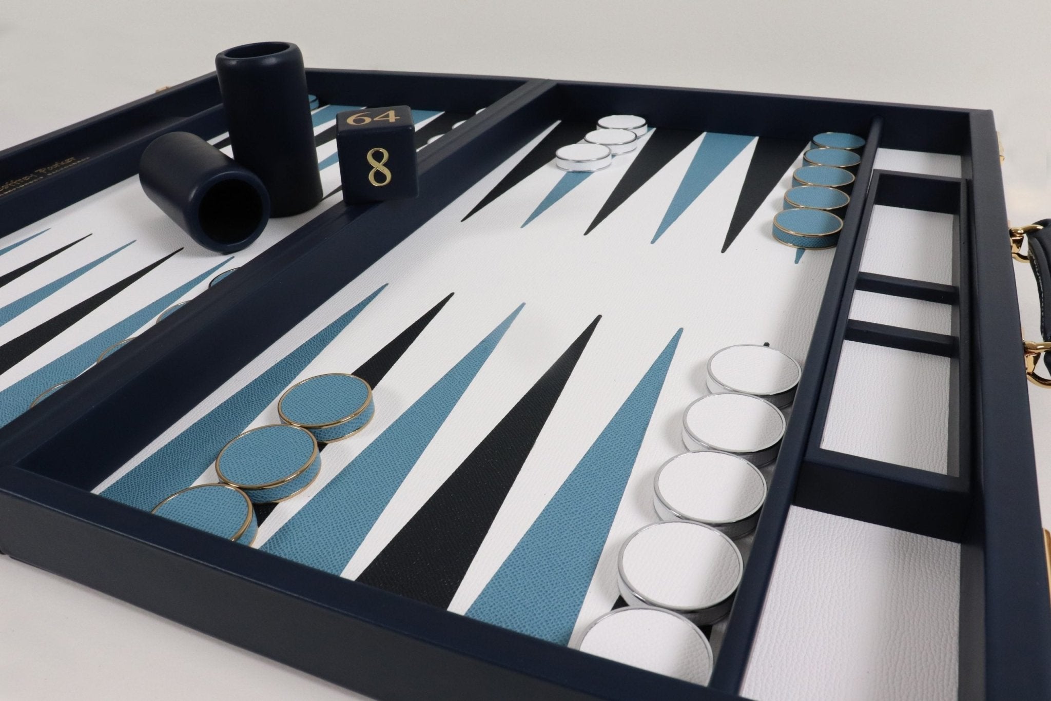 Bridle Luxury Backgammon Set – Geoffrey Parker - EB London