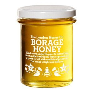 British Borage Honey 250g Glass Jar (Pack of 6) | The Fine Food Forager - EB London