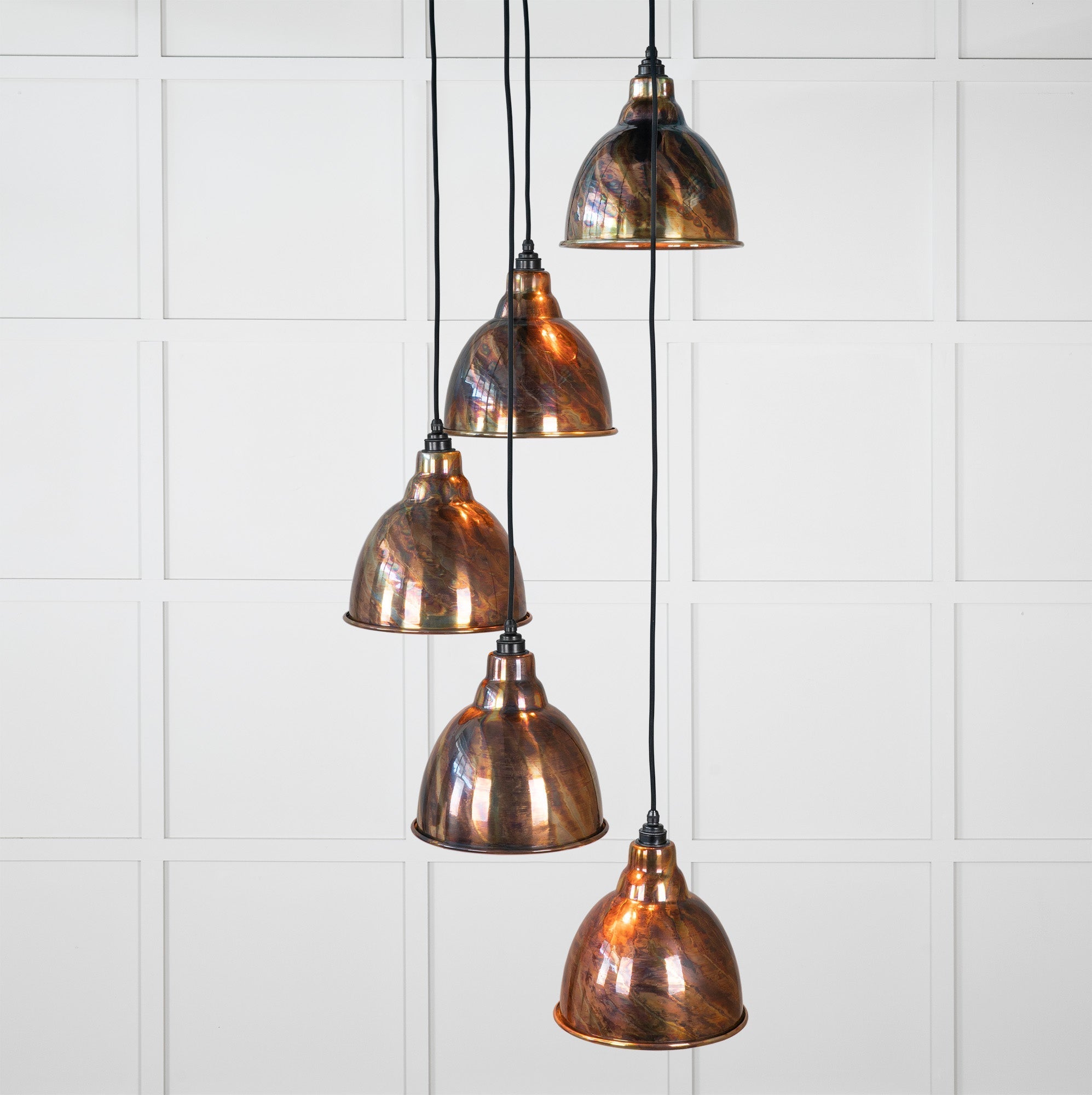 Burnished Brindley Cluster Pendant | Burnished - From the Anvil - EB London