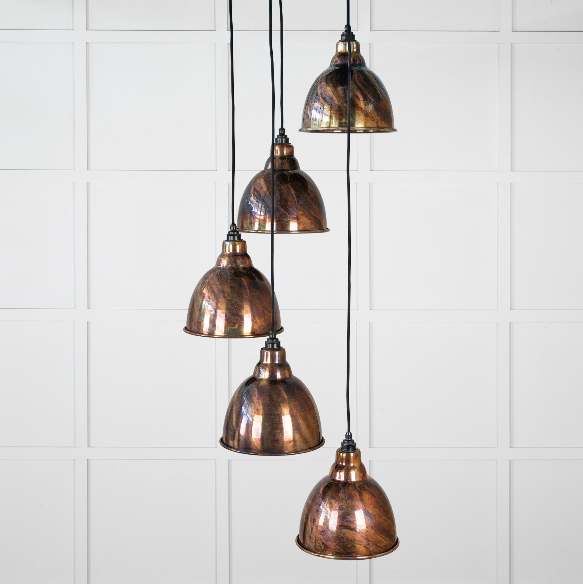 Burnished Brindley Cluster Pendant | Burnished - From the Anvil - EB London