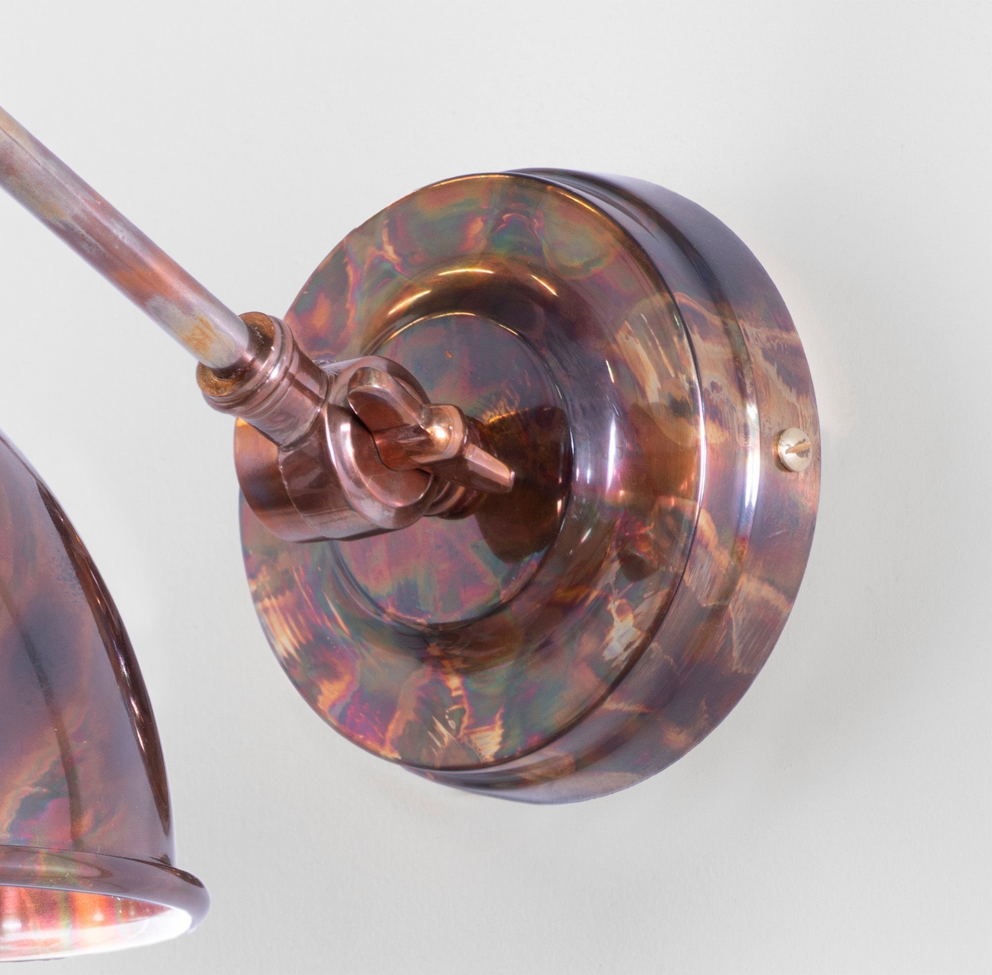 Burnished Brindley Wall Light - From the Anvil - EB London