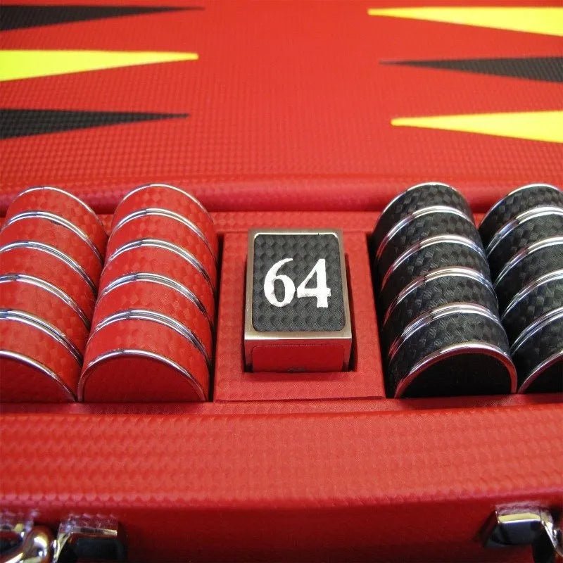Carbon Fibre Backgammon Board - Geoffery Parker - EB London