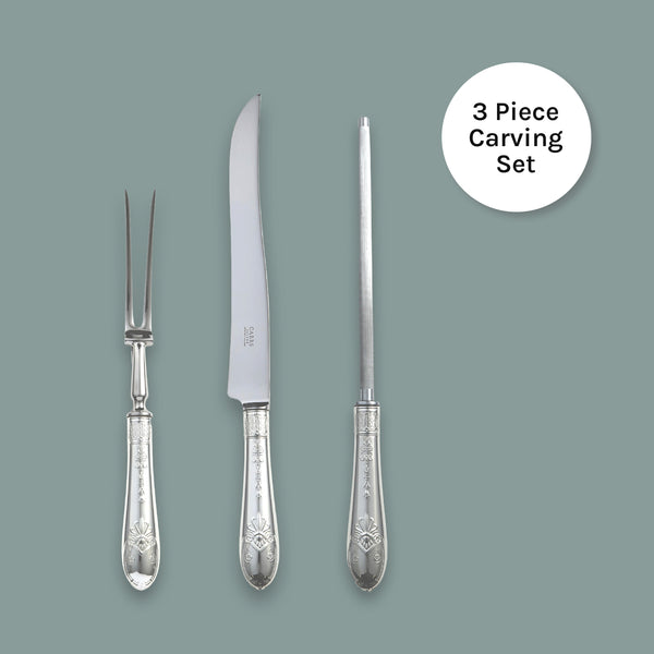 Château Carving Set - Carrs Silver