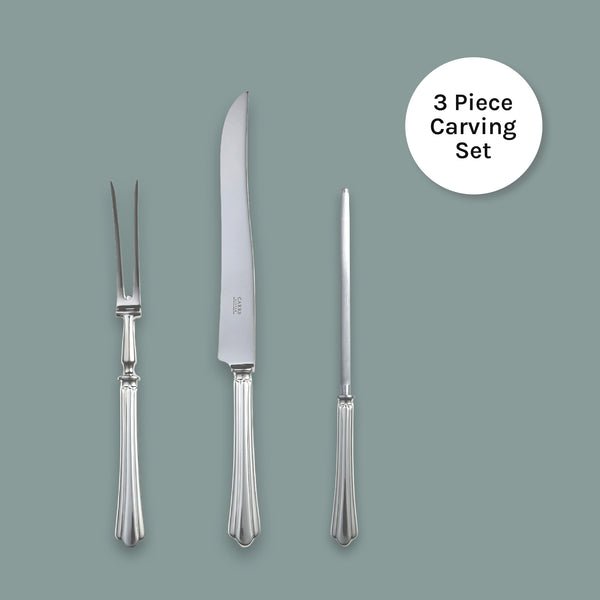 Chiltern Carving Set - Carrs Silver - EB London