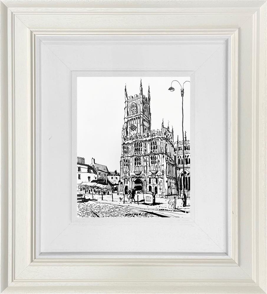 Cirencester Heights - Original Sketch by Nigel Cooke - EB London