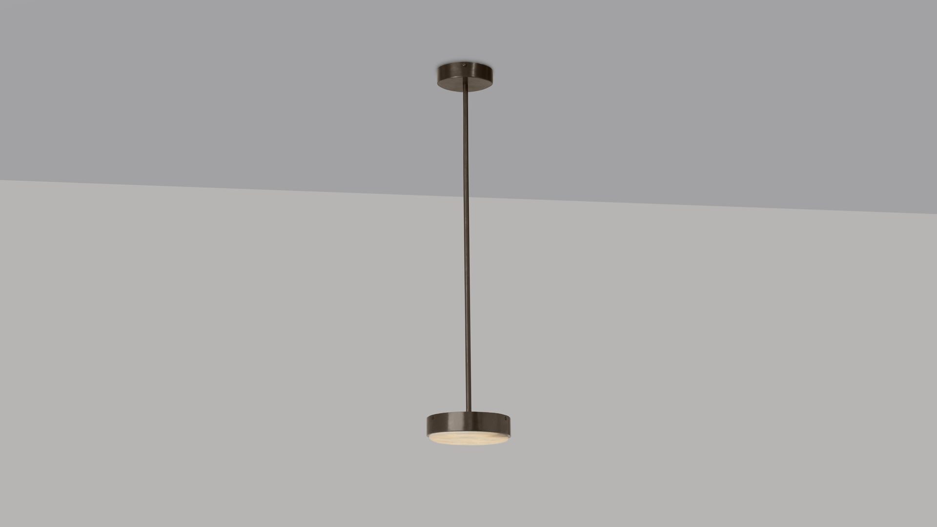 CTO Lighting - Anvers Pendant Light - Satin Brass, Bronze and Alabaster Stone – EB London