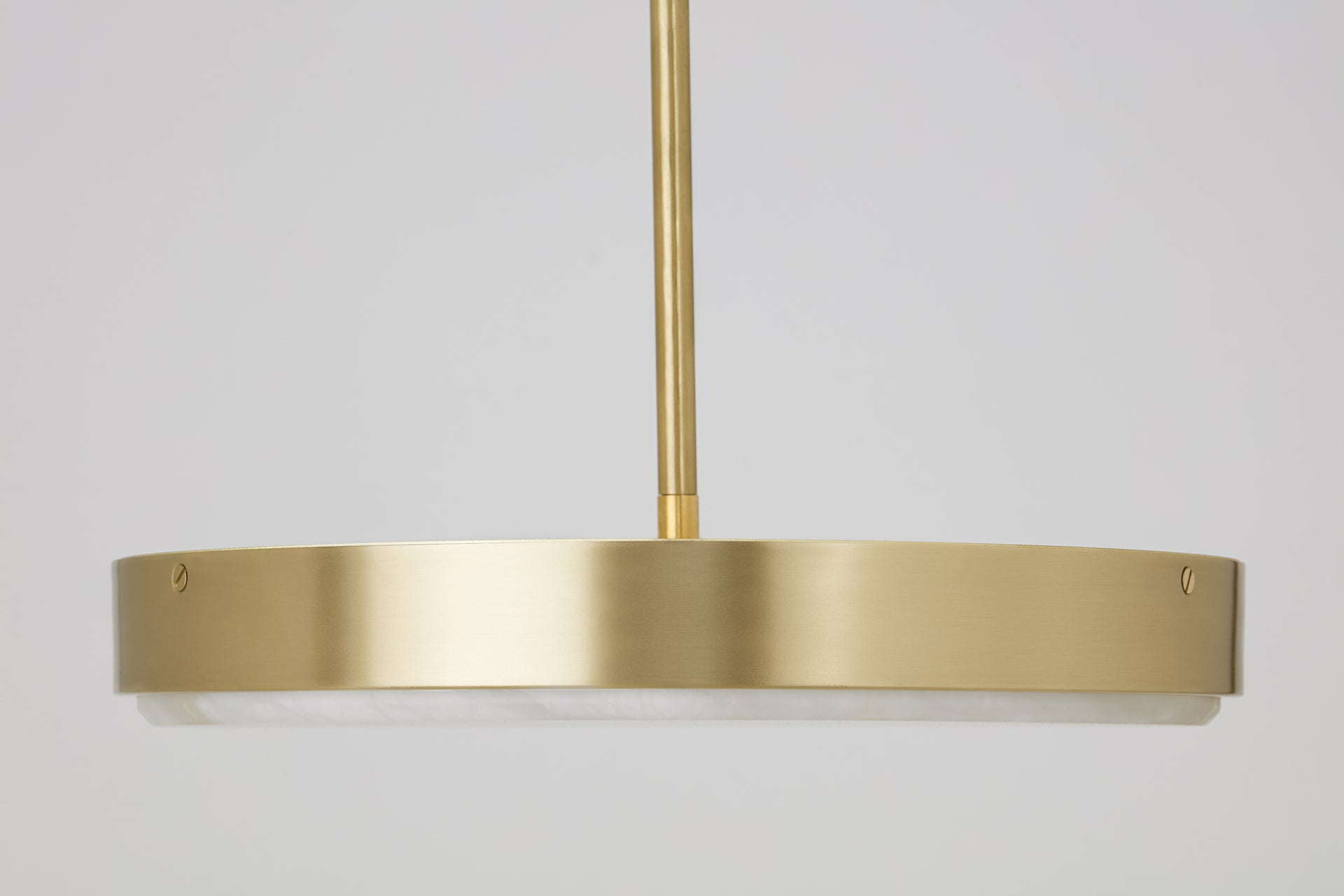 CTO Lighting - Anvers Pendant Light - Satin Brass, Bronze and Alabaster Stone – EB London