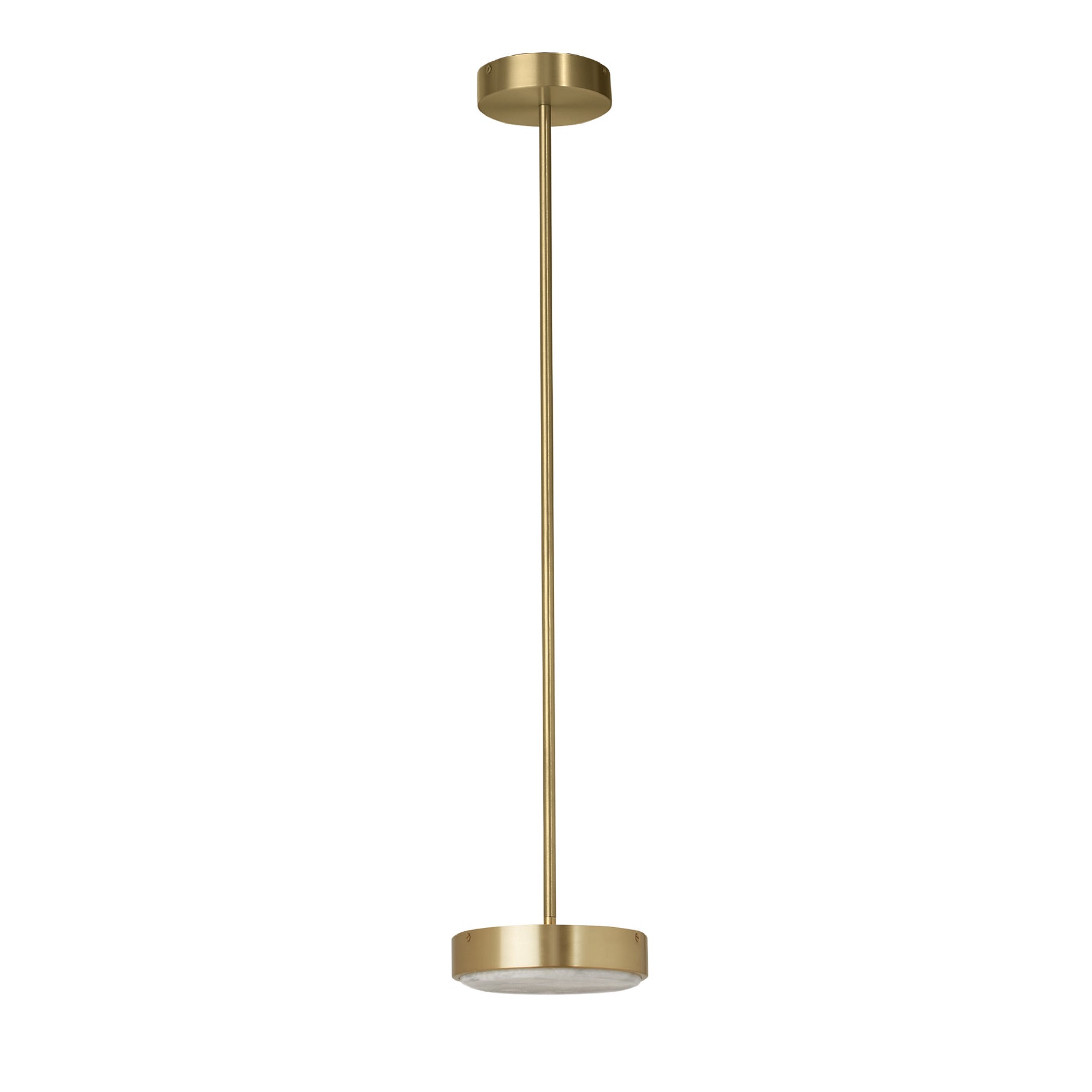 CTO Lighting - Anvers Pendant Light - Satin Brass and Alabaster Stone – EB London