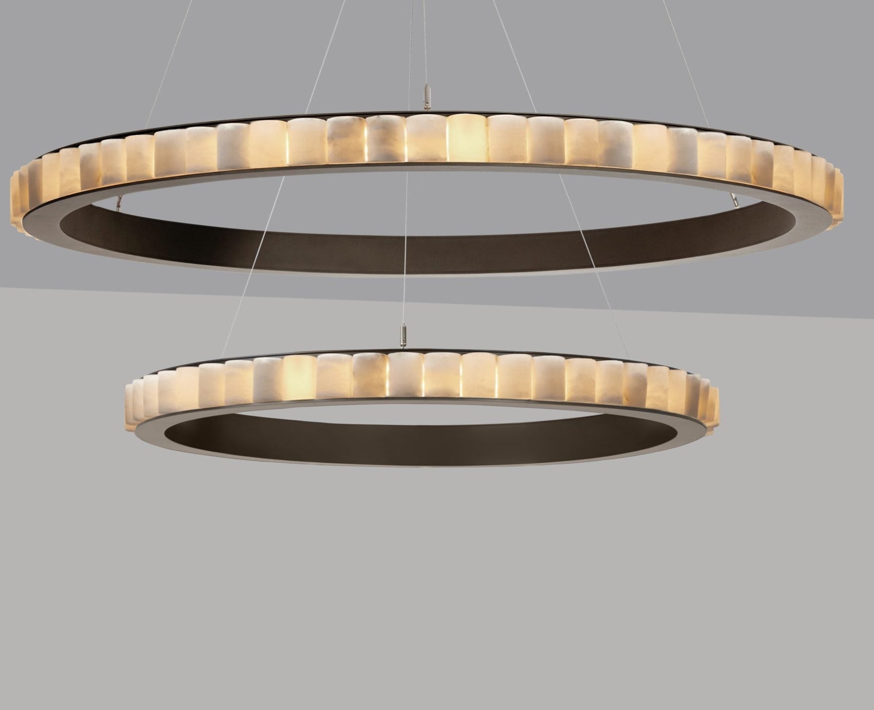 CTO Lighting - Avalon Halo Chandelier (Ceiling Rose) - EB London