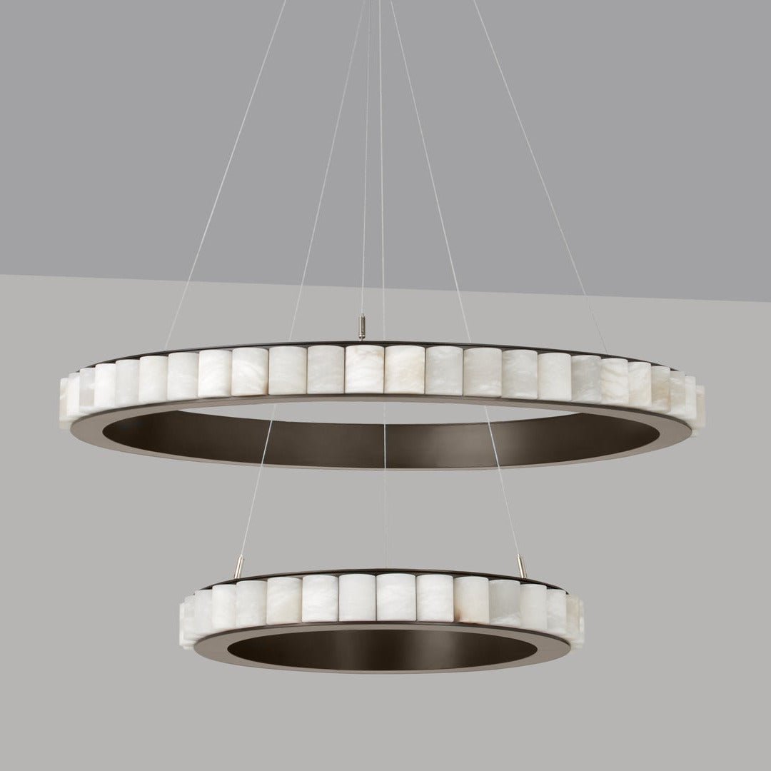 CTO Lighting - Avalon Halo Chandelier (Ceiling Rose) - EB London