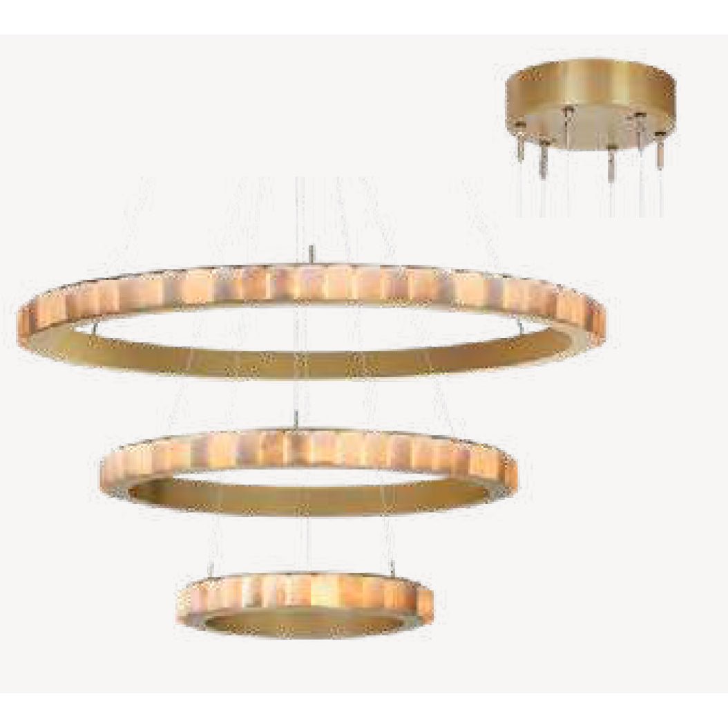 CTO Lighting - Avalon Triple Chandelier (Ceiling Rose) - EB London