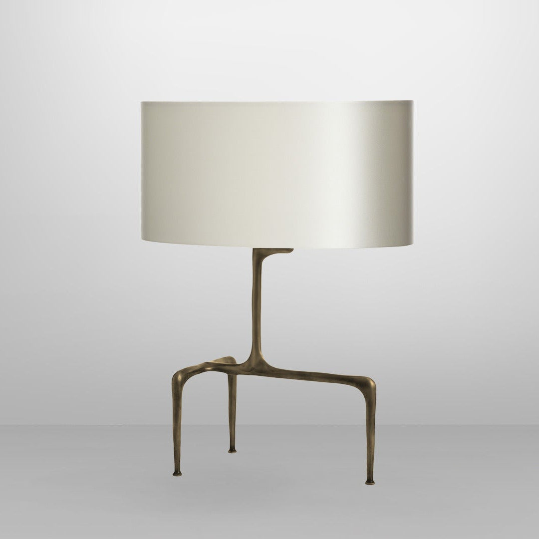 CTO Lighting - Braque Table Light - Honed Alabaster and Black Steel – EB London