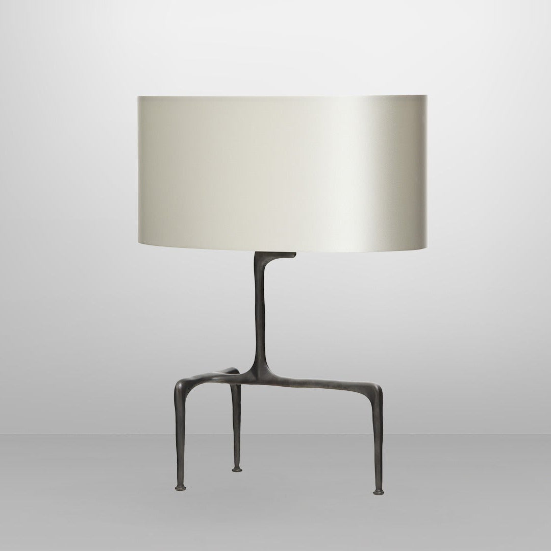 CTO Lighting - Braque Table Light - Honed Alabaster and Black Steel – EB London