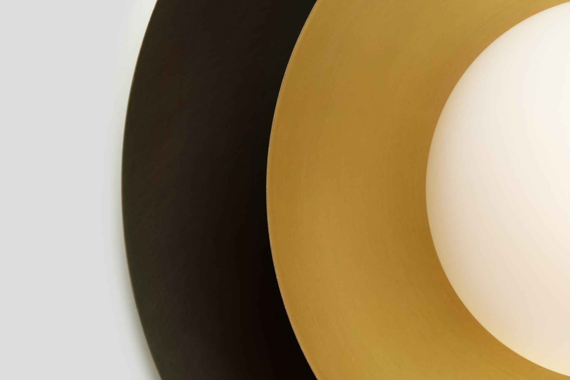 CTO Lighting - Carapace Ceiling Mounted Light - Bronze with Satin Brass – EB London